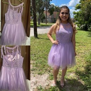 Lavender formal dress